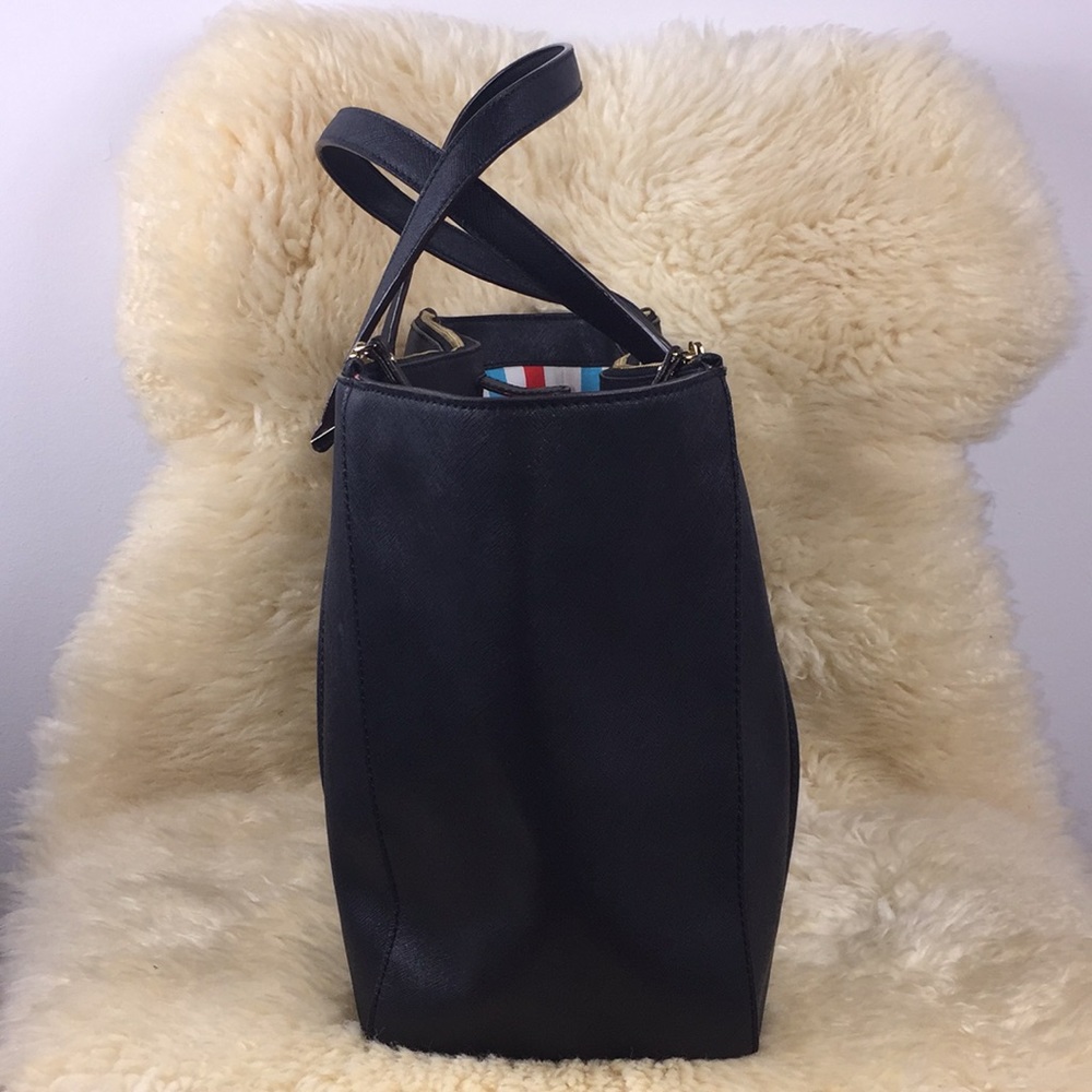 Kate Spade ♠️ black tote with dust bag - Picture 3 of 8